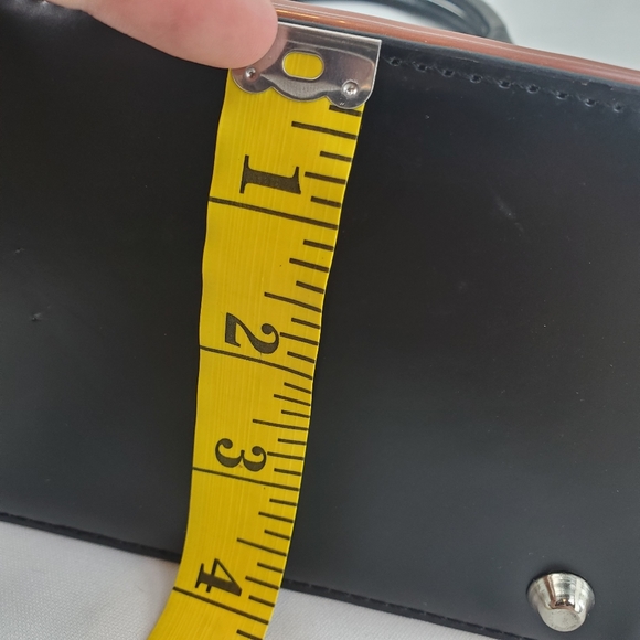 Beijo Taupe Orange PU Leather Shoulder Bag - Picture 13 of 15